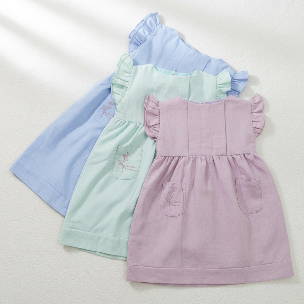 Little Emme Linen Dress