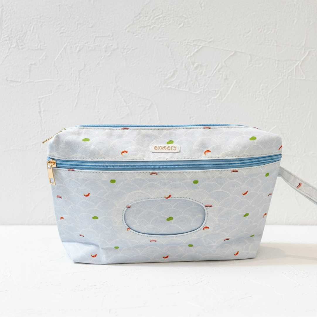 Emmery Zippy Go Diaper Clutch Bag - The Koi Garden