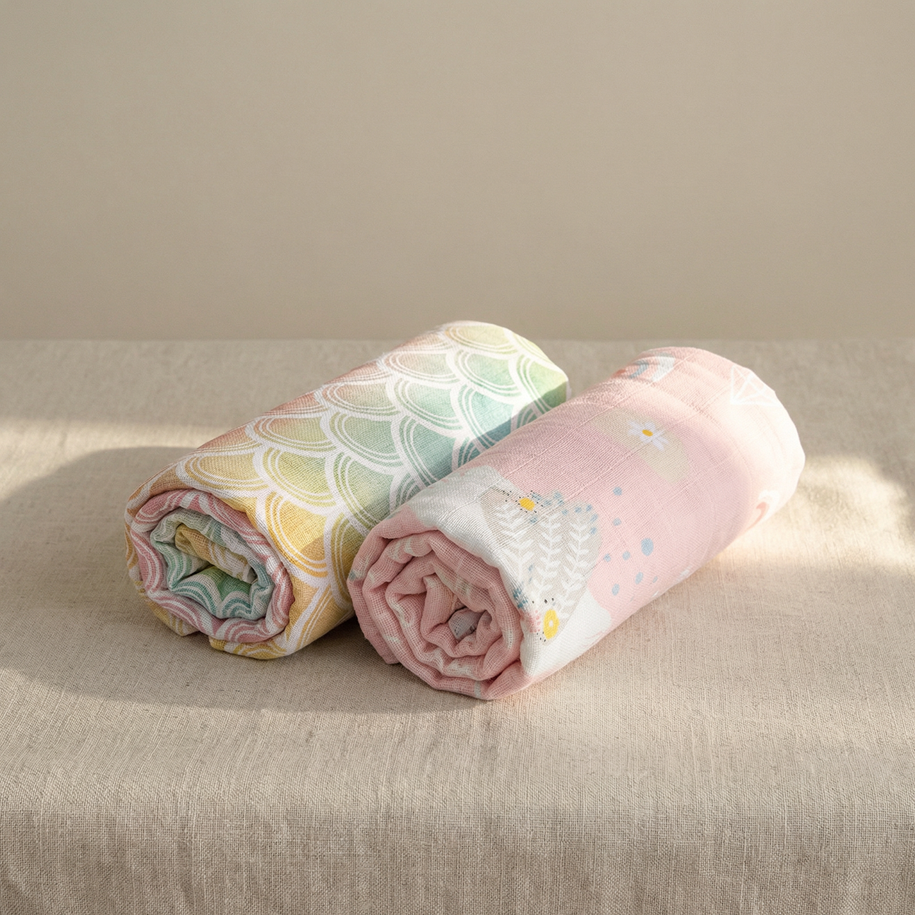 Bamboo Swaddle Blanket - Bundle of 2
