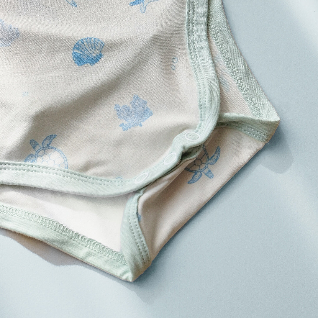Themed Collection Kimono Onesie - Sea Whispers