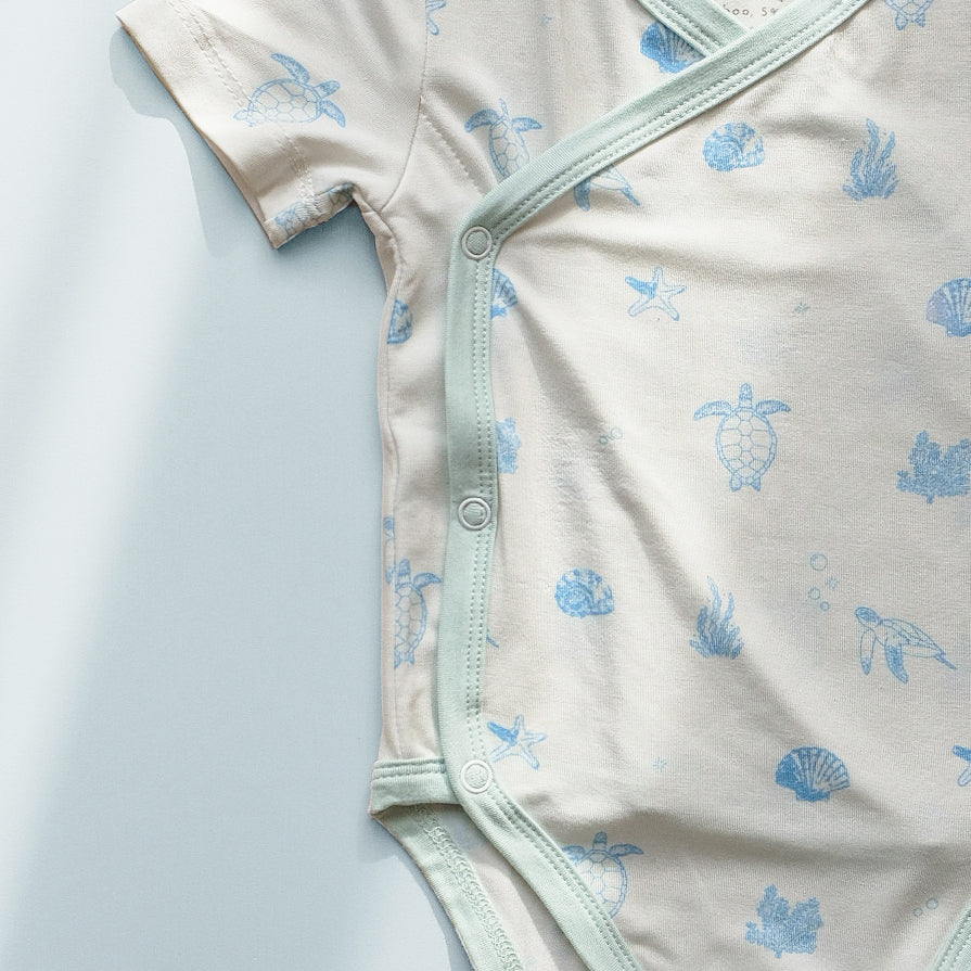 Themed Collection Kimono Onesie - Sea Whispers