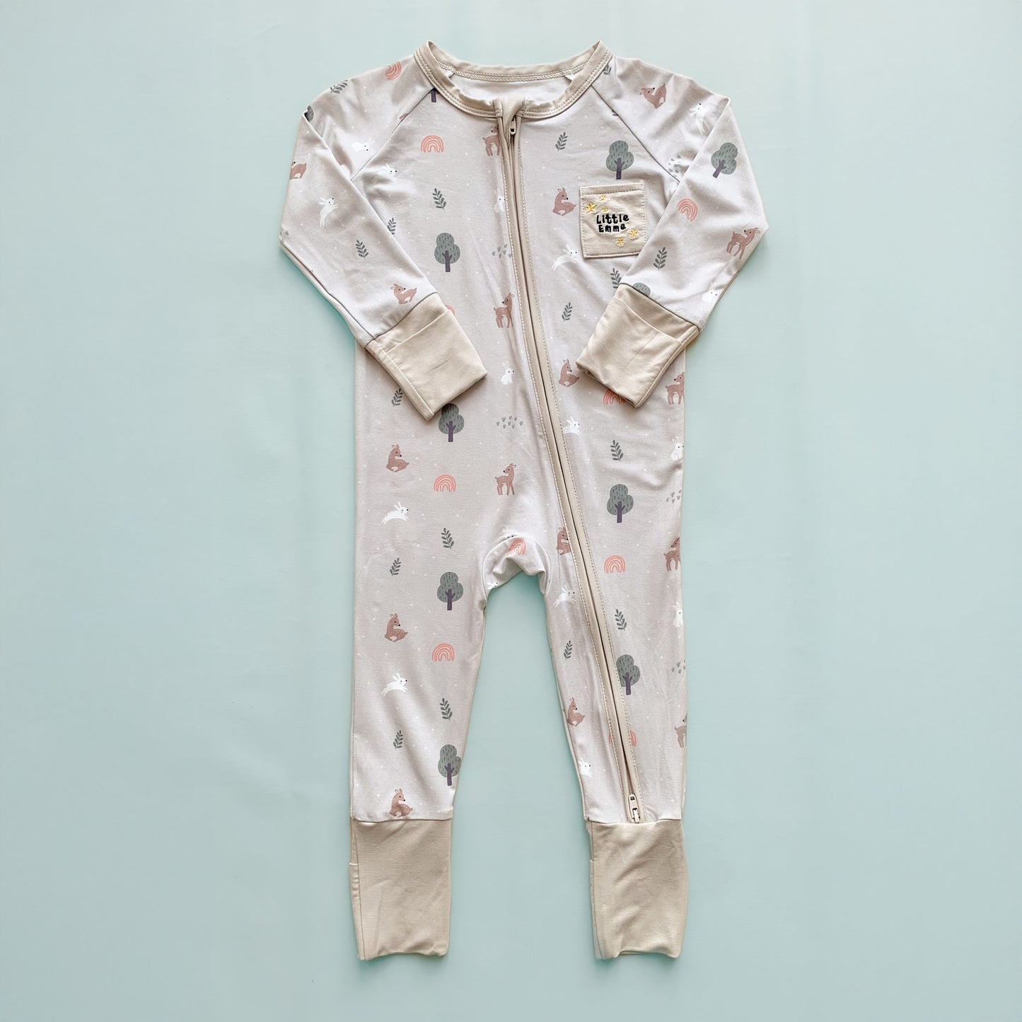 Themed Collection Bamboo Sleepsuit - Woodland Wonders