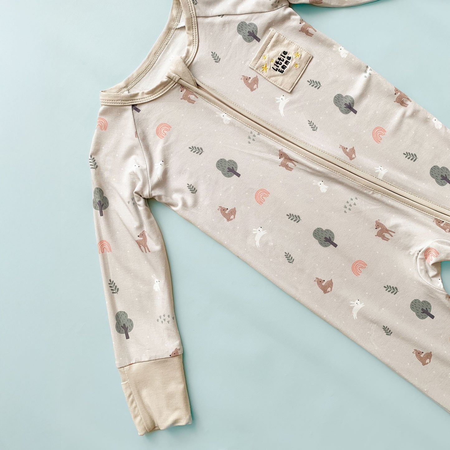 Themed Collection Bamboo Sleepsuit - Woodland Wonders
