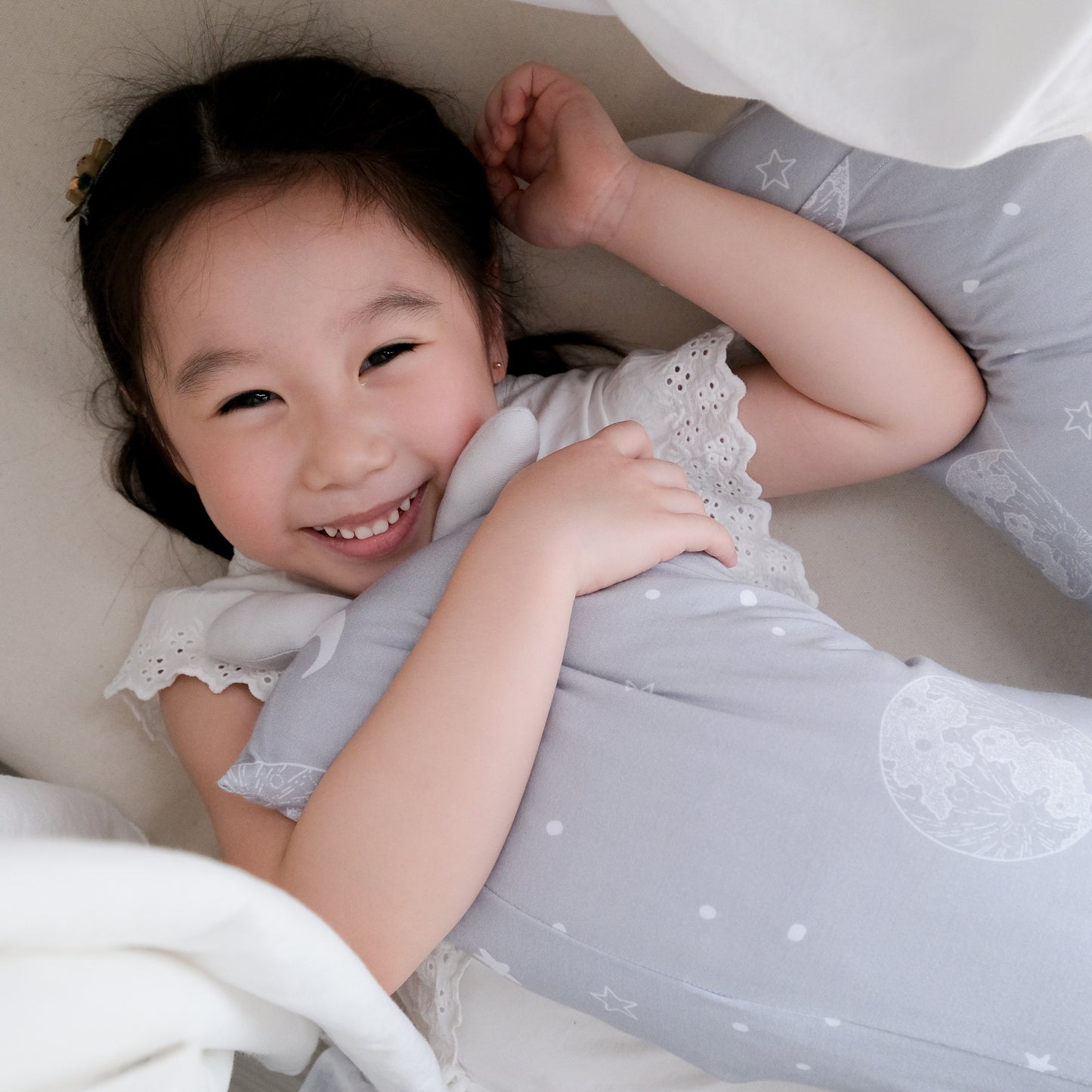 Little Emme Snuggle Bunny Pillow - Luna's Night Sky