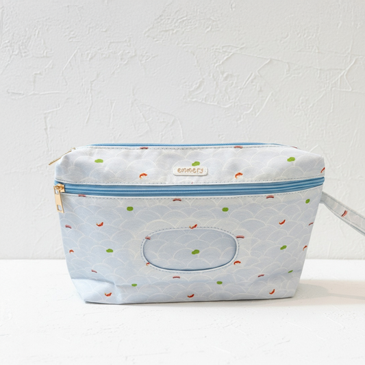 Emmery Zippy Go Diaper Clutch Bag - The Koi Garden