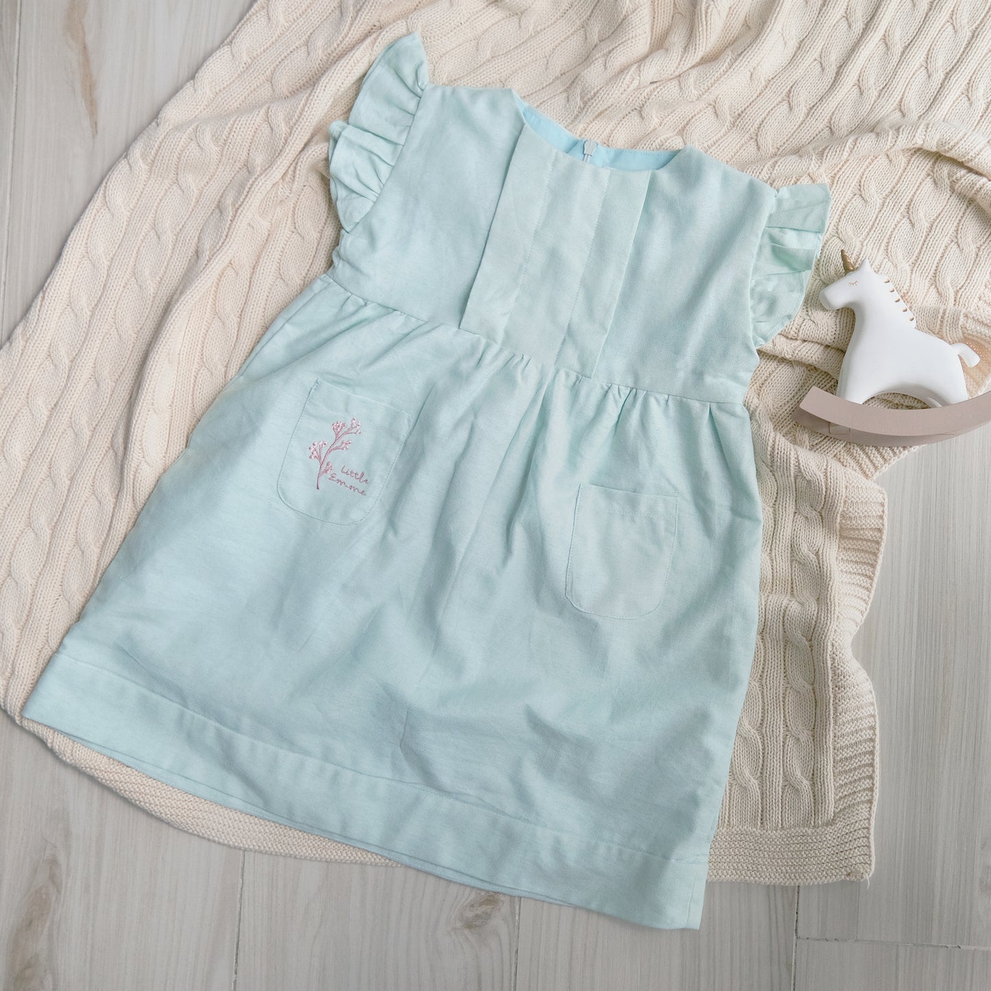 Little Emme Linen Dress