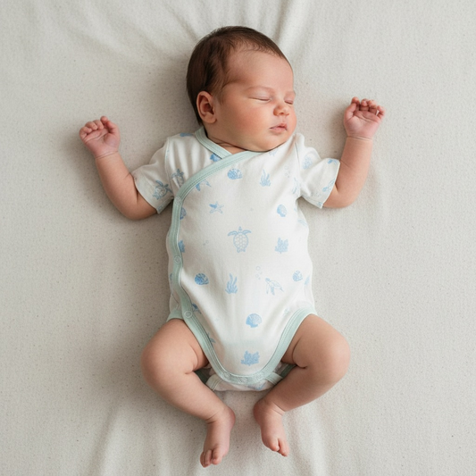 Themed Collection Kimono Onesie - Sea Whispers