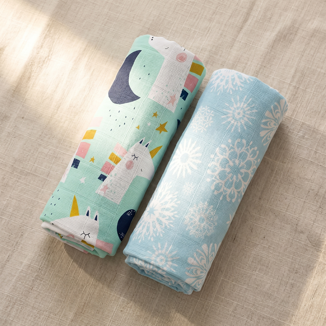 Bamboo Swaddle Blanket - Bundle of 2