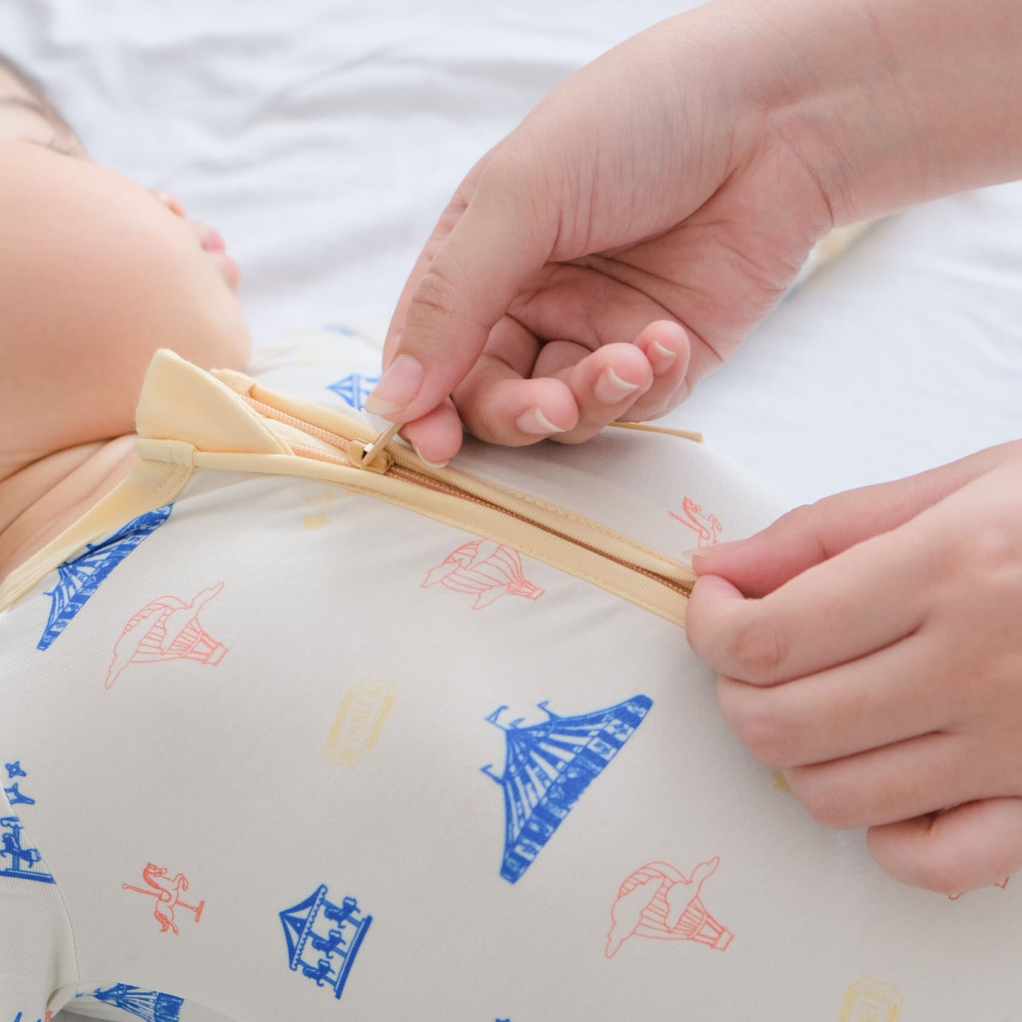 Themed Collection Bamboo Sleepsuit - The Little Carnival