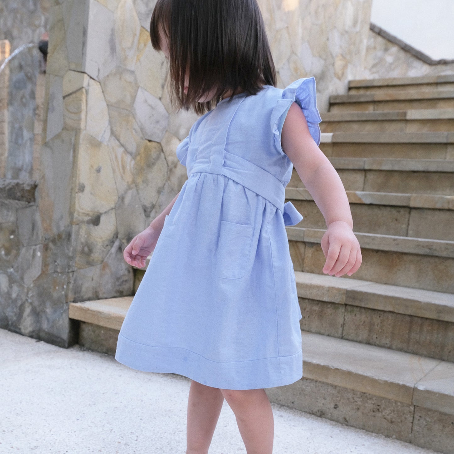 Little Emme Linen Dress