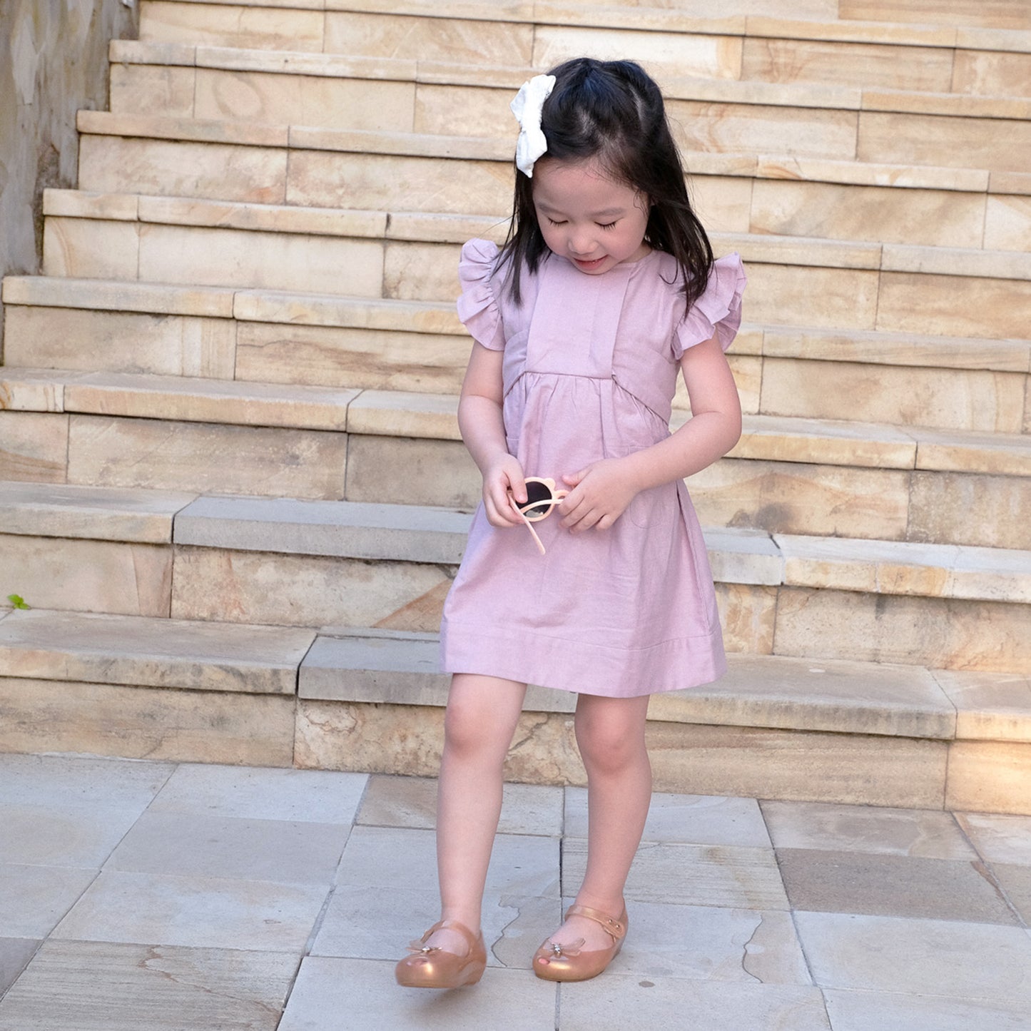 Little Emme Linen Dress