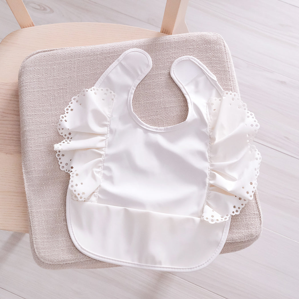 Little Emme Classic Bib - White Lace