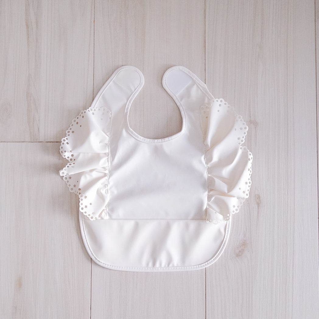 Little Emme Classic Bib - White Lace