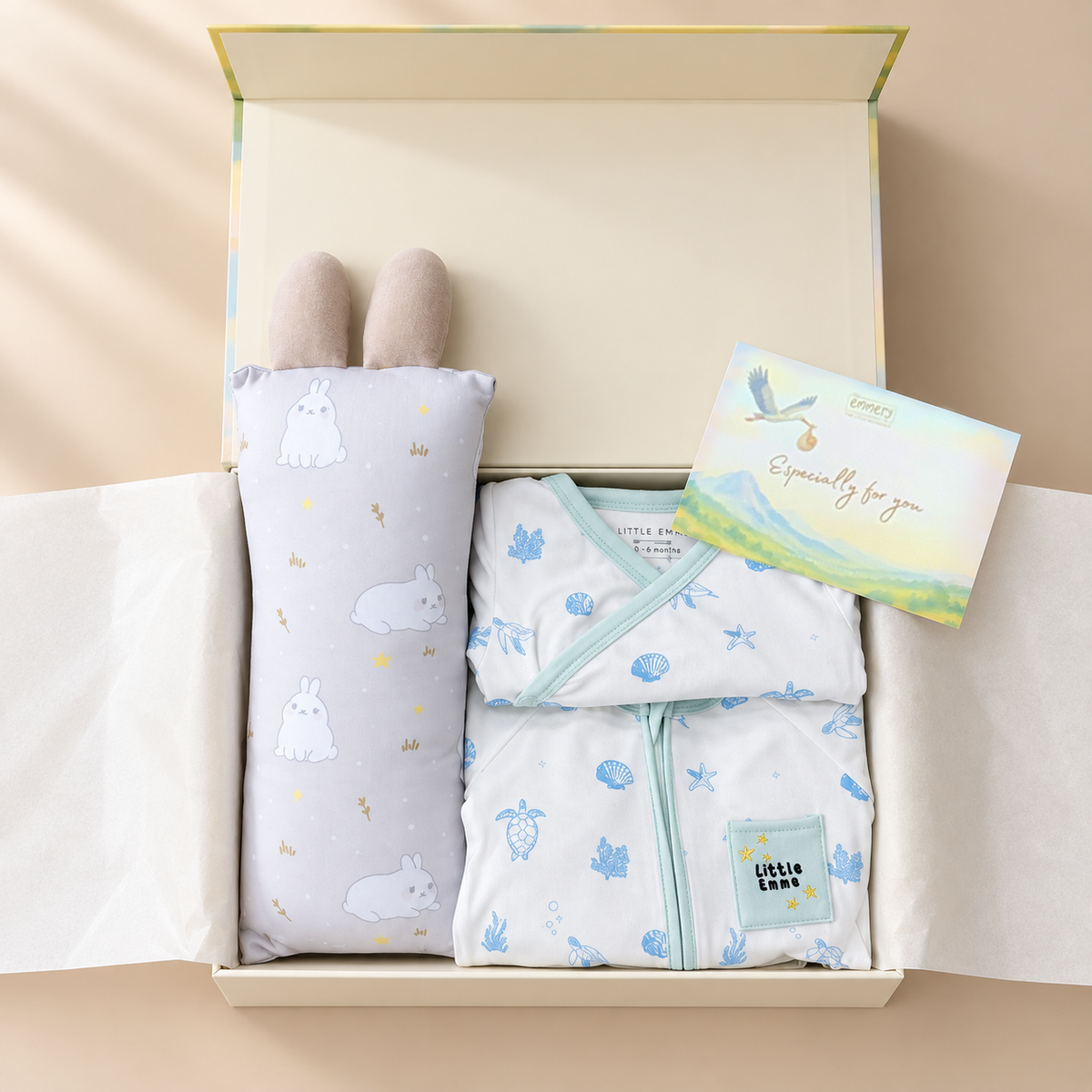 Day & Dream Newborn Gift Set - Sea Whispers