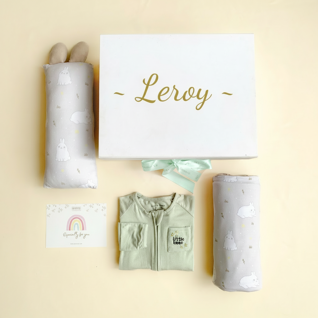 Bun Bun Sleep and Snuggle Giftset - Sage Green (U.P. $140.90)