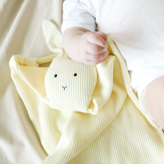 Bunny Baby Blankie - Yellow