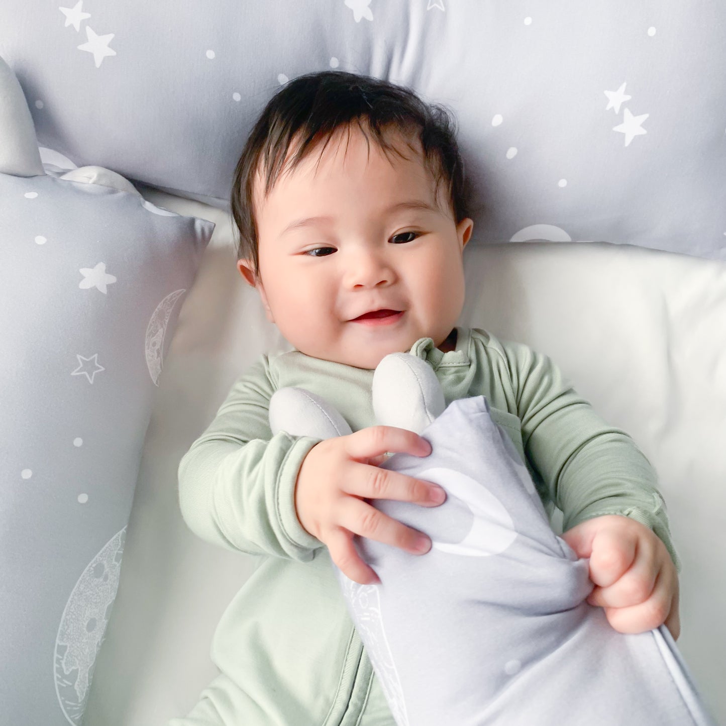 Little Emme Snuggle Bunny Pillow - Luna's Night Sky