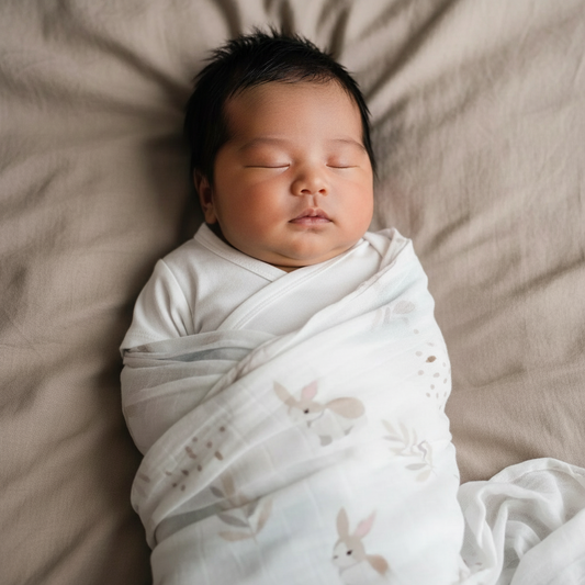 Little Emme Swaddle Blanket - Bunny Hideaway