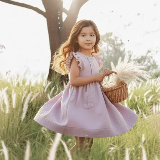 Little Emme Linen Dress