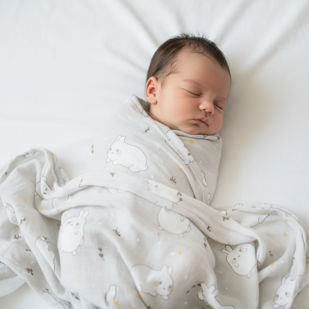 Signature Art Series - Bun Bun Swaddle Blanket