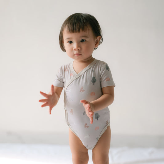 Themed Collection Kimono Onesie - Woodlands Wonder