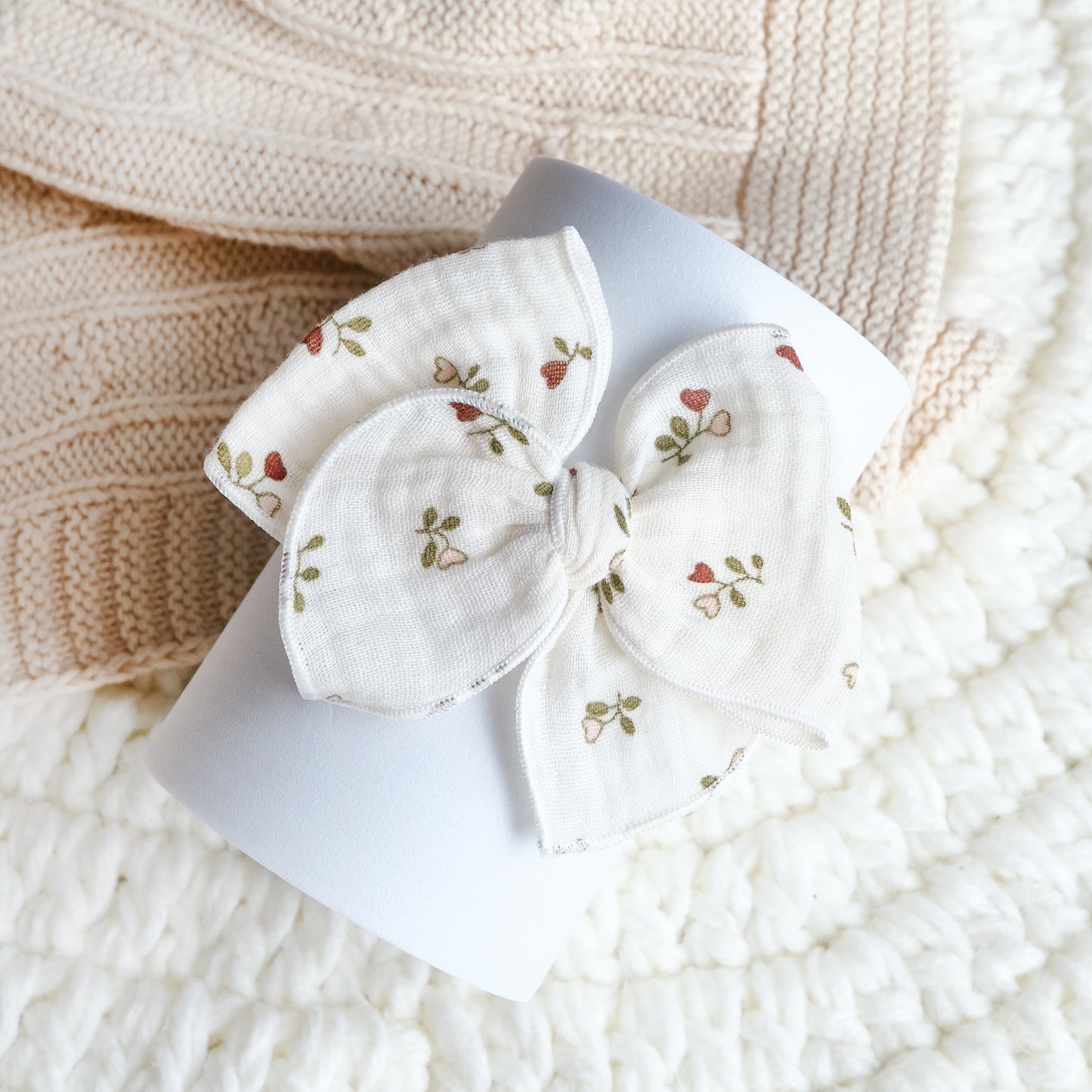 Marianne Headband / Hairclip - Cream