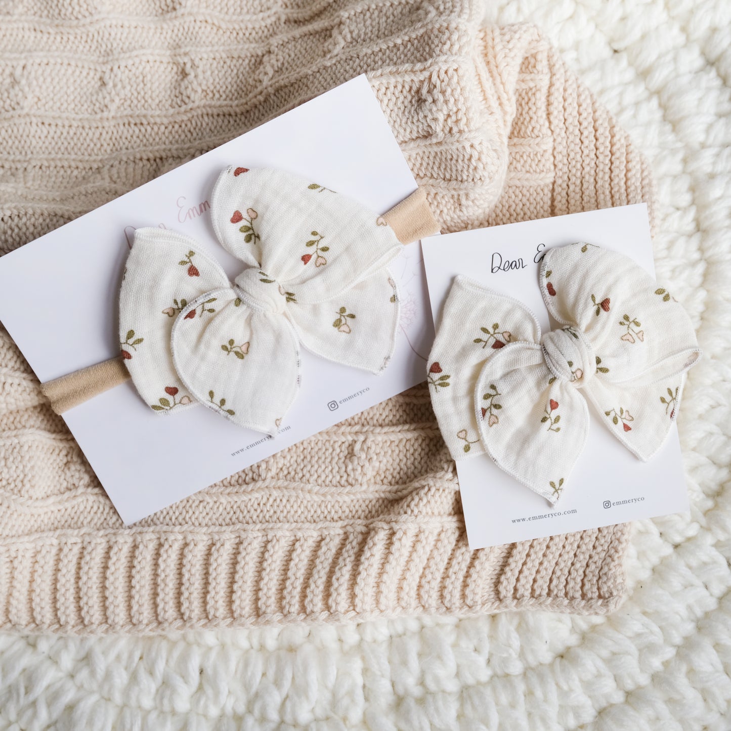 Marianne Headband / Hairclip - Cream