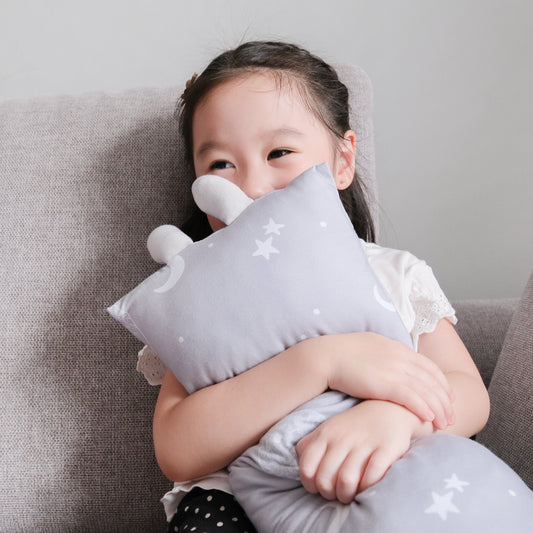 Little Emme Snuggle Bunny Pillow - Luna's Night Sky