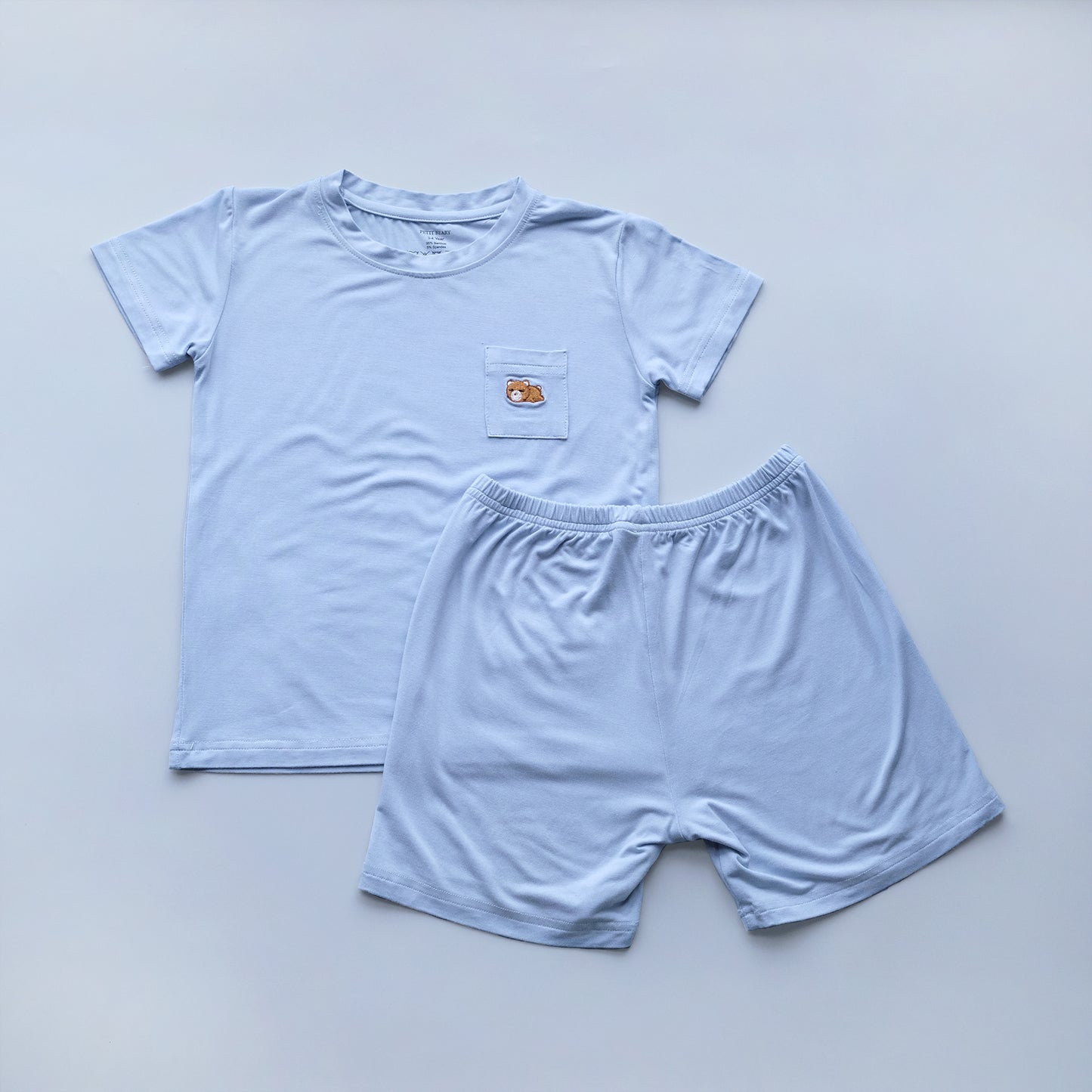 Bamboo Basic Tee Sets - Sky