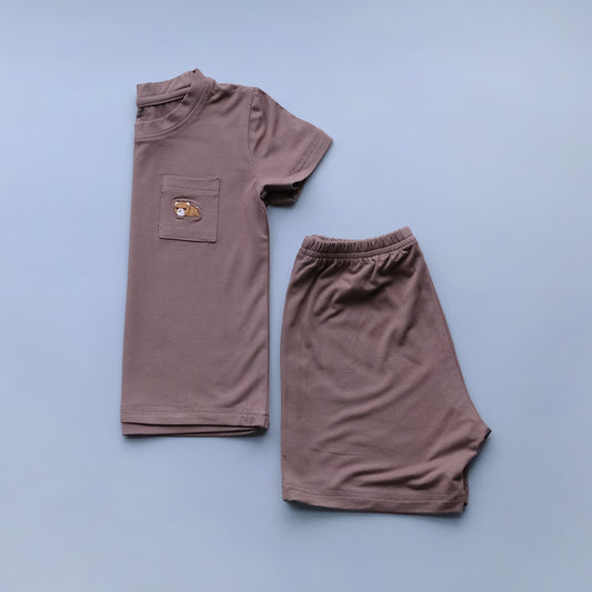 Bamboo Basic Tee Sets - Chesnut