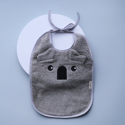 Baby Bib - Grey Koala