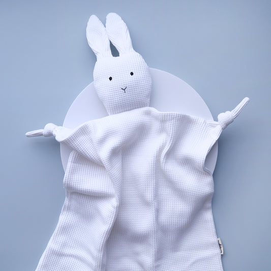 Bunny Baby Blankie - White