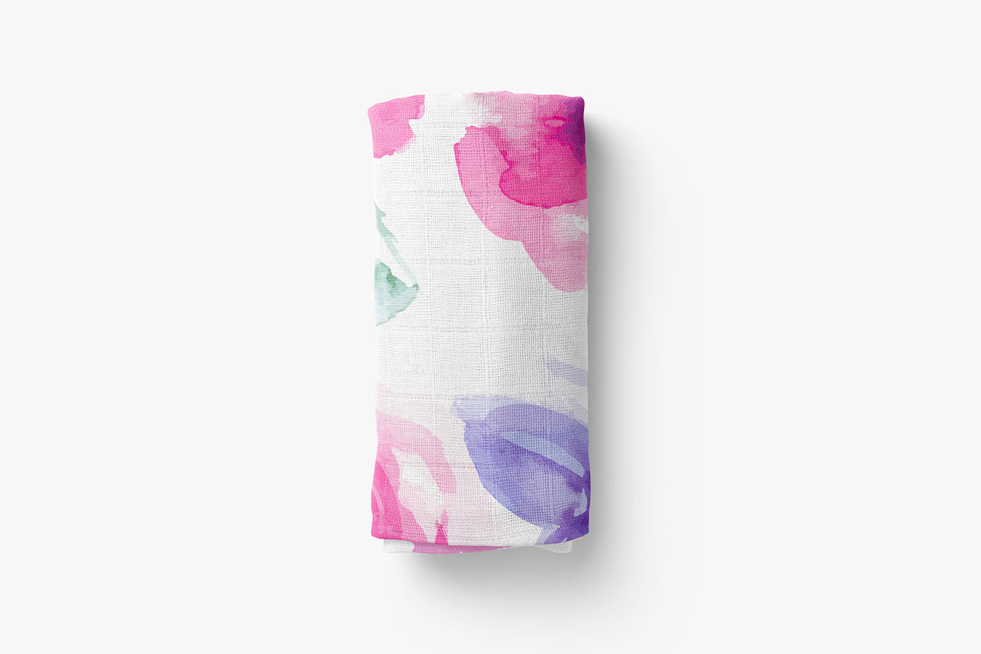 Bamboo Muslin Swaddle Blanket - Floral