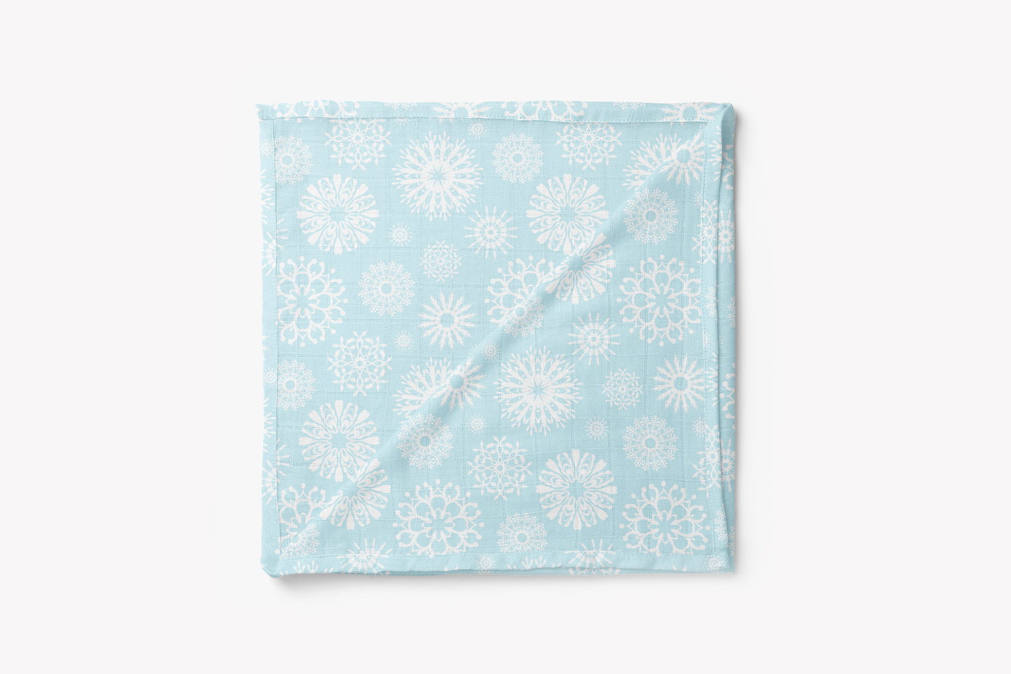 Bamboo Muslin Swaddle Blanket - Snowflakes