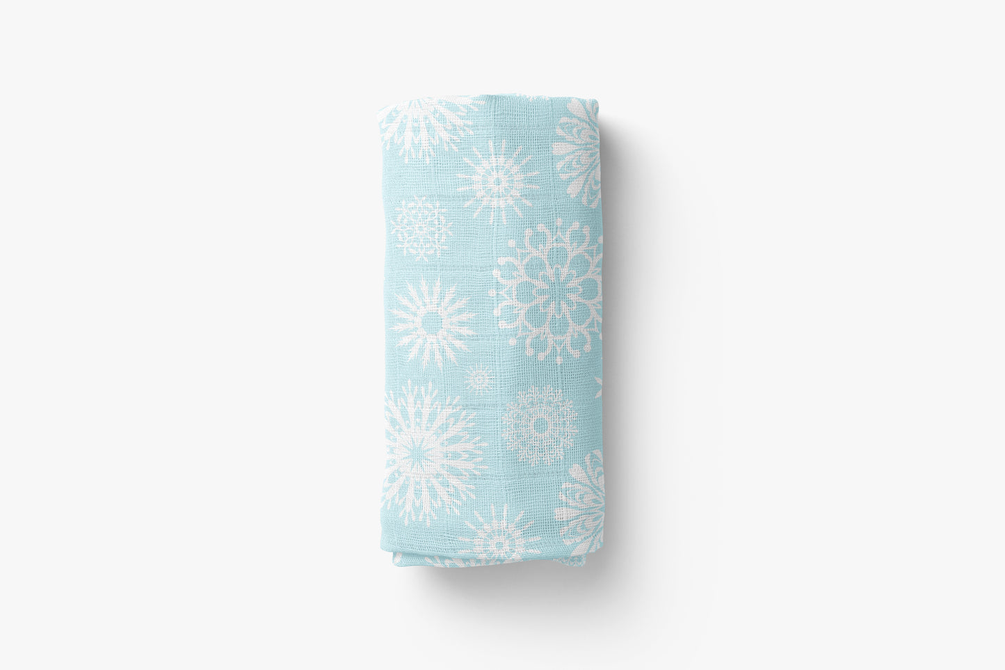 Bamboo Muslin Swaddle Blanket - Snowflakes