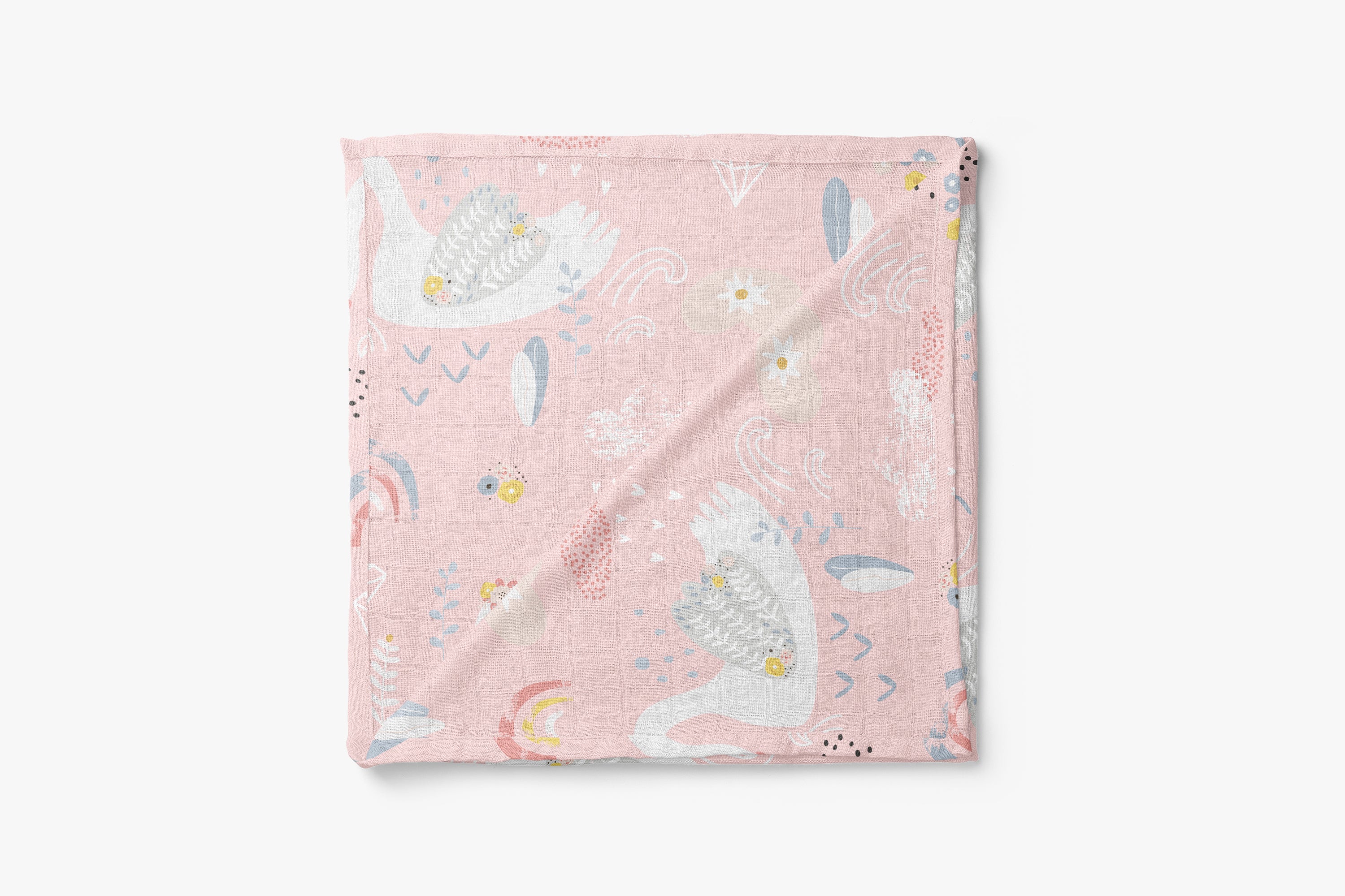 Swan clearance swaddle blanket