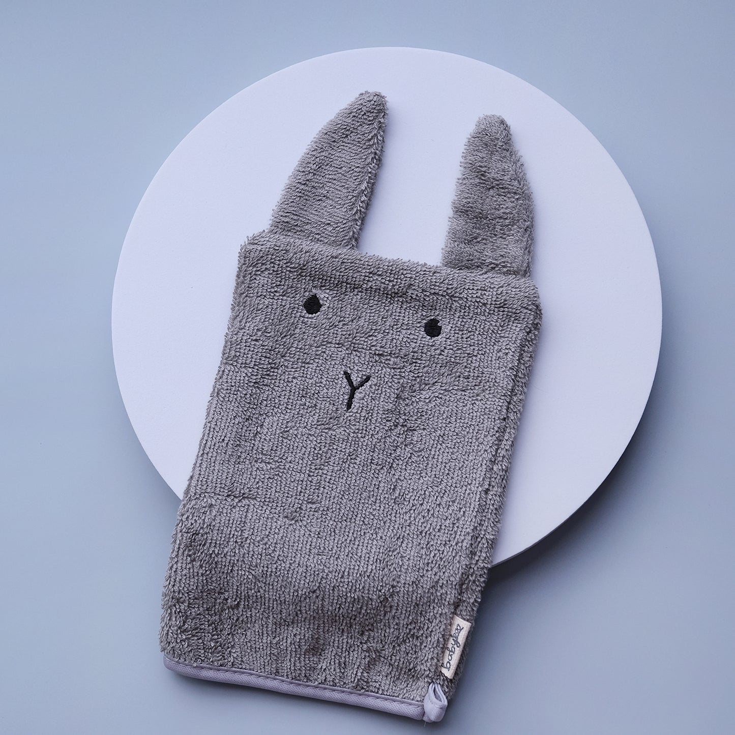 Washcloth - Grey Bunny