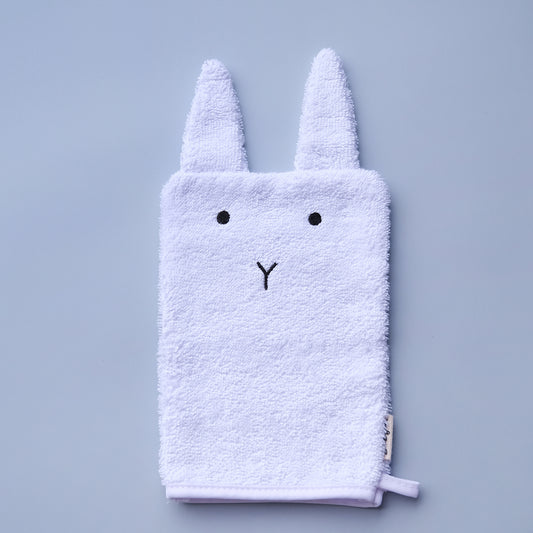 Washcloth - White Bunny